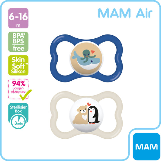 MAM Air Nuggi 6-16m, Silikon