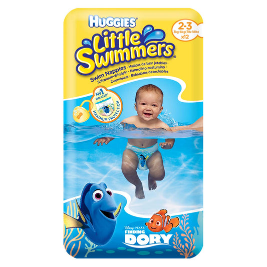 Huggies Schwimmhöschen Little Swimmers, Finding Dory, 3-8 kg, 12er Pack